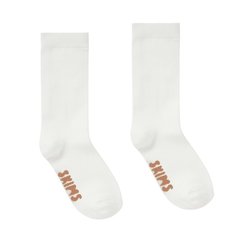 SKIMS Women's Men's Marble Everyday Mid Calf Socks Size M